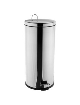 POUBELLE 30L RONDE INOX